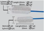 Brosse de nettoyage double pour endoscope